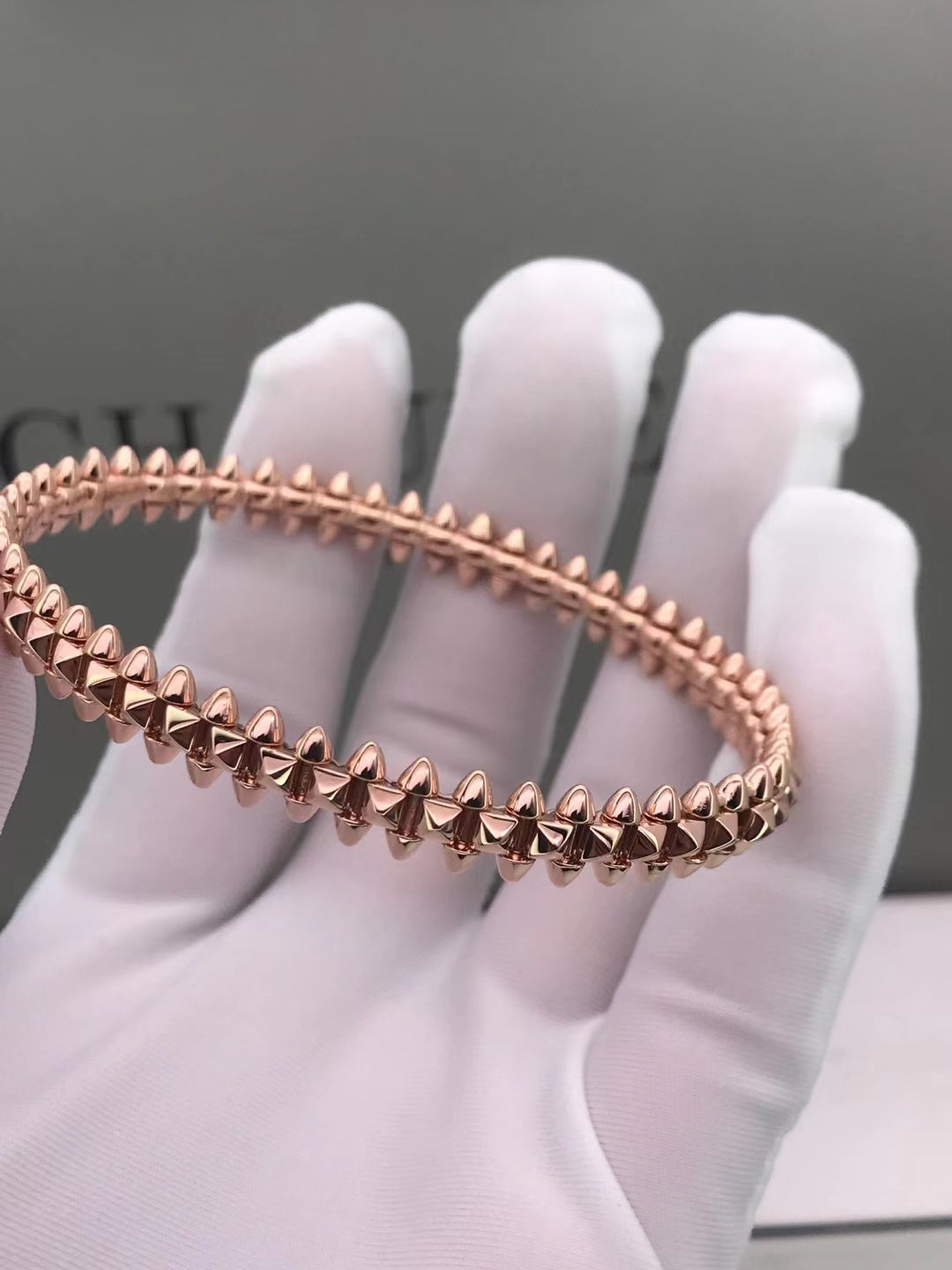 [Agudo Jewelry]CLASH PINK GOLD BRACELET