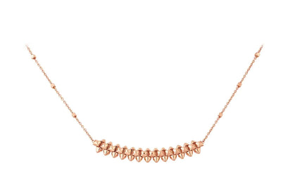 [Agudo Jewelry]CLASH PINK GOLD NECKLACE