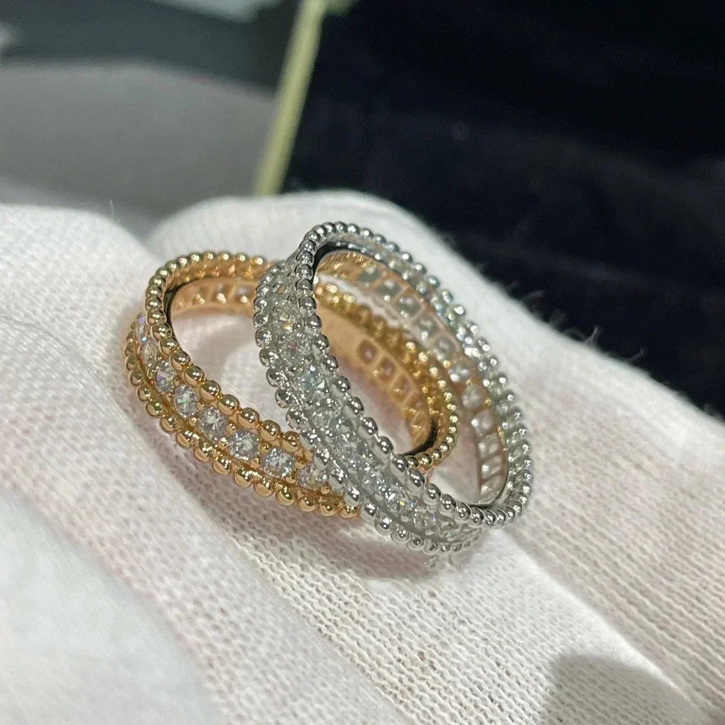 [Agudo  Jewelry]PERLEE DIAMOND ROSE GOLD RING