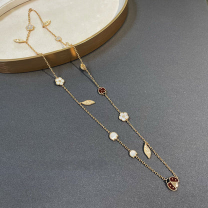 [Agudo Jewelry]LUCKY SPRING 15 MOTIFS GOLD NECKLACE