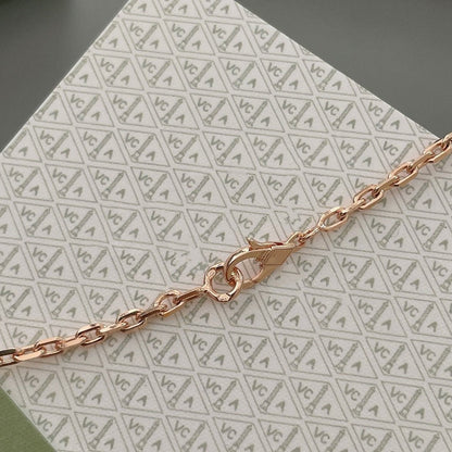 [Agudo Jewelry]LUCKY SPRING 15 MOTIFS ROSE GOLD NECKLACE