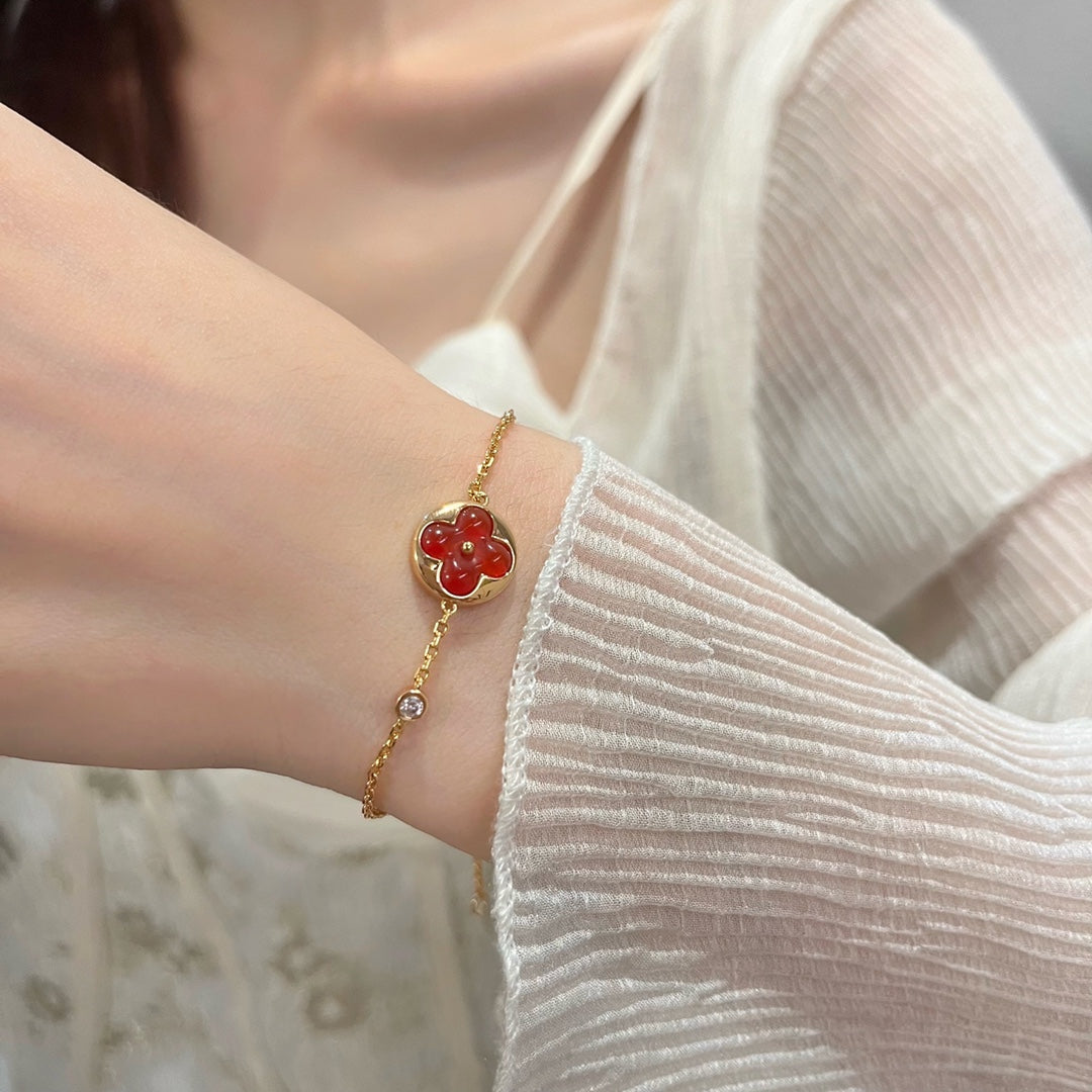 [Agudo Jewelry]SUN PEDANT CARNELIAN BRACELET