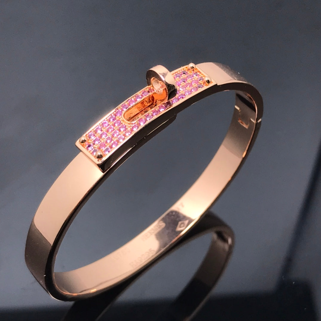 [Agudo Jewelry]KELLY BRACELET PINK DIAMOND