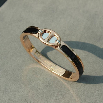 [Agudo Jewelry]CLIC CHAINE PINK GOLD BRACELET