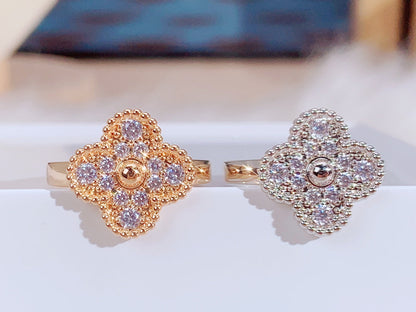 [Agudo  Jewelry]CLOVER DIAMOND RING