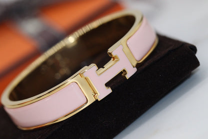 [Agudo Jewelry]H BRACELET 12MM PINK