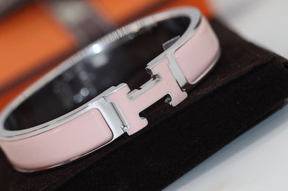 [Agudo Jewelry]H BRACELET 12MM PINK