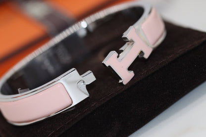 [Agudo Jewelry]H BRACELET 12MM PINK