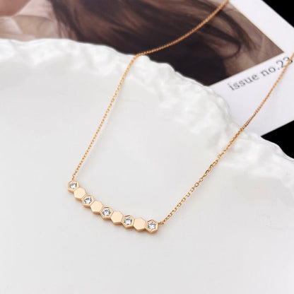 [Agudo Jewelry]BEE MY LOVE DIAMOND NECKLACE