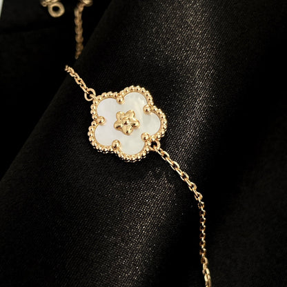 [Agudo Jewelry]LUCKY SPRING ROSE GOLD MOP BRACELET