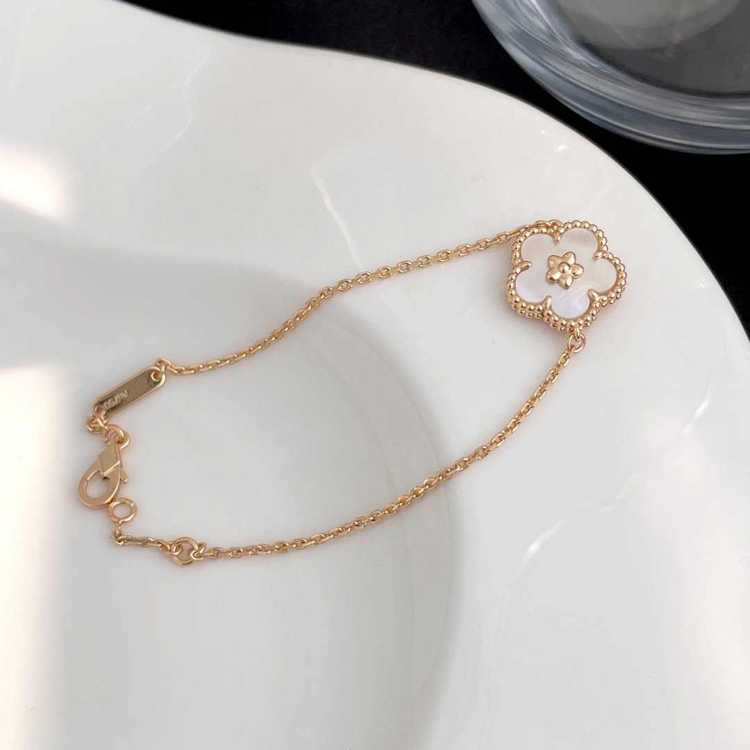 [Agudo Jewelry]LUCKY SPRING ROSE GOLD MOP BRACELET