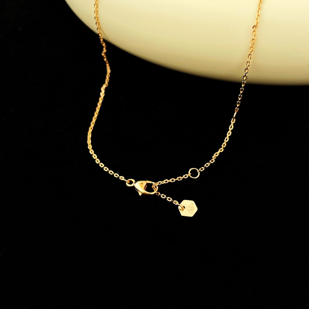 [Agudo Jewelry]BEE MINI PEDANT DIAMOND NECKLACE