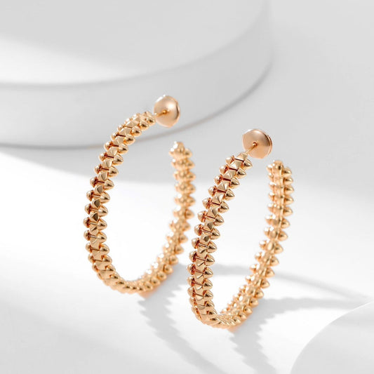 [Agudo Jewelry]CLASH HOOP EARRINGS