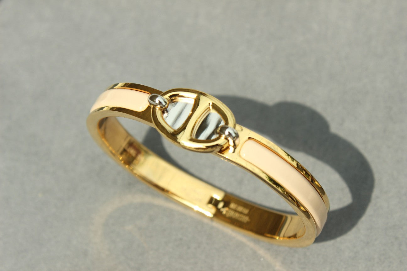 [Agudo Jewelry]CLIC CHAINE GOLD BRACELET