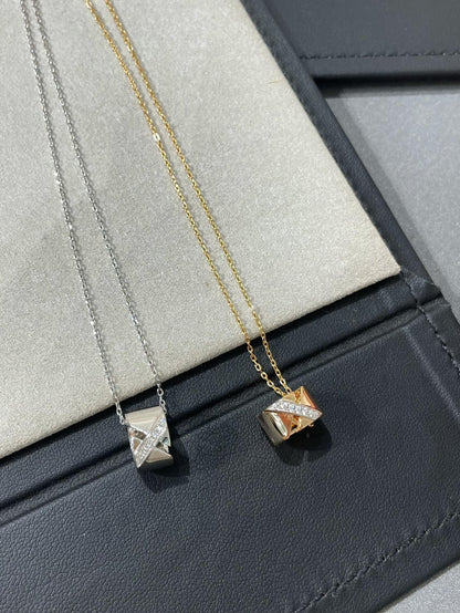 [Agudo Jewelry]LIENS EVIDENCE DIAMOND NECKLACE