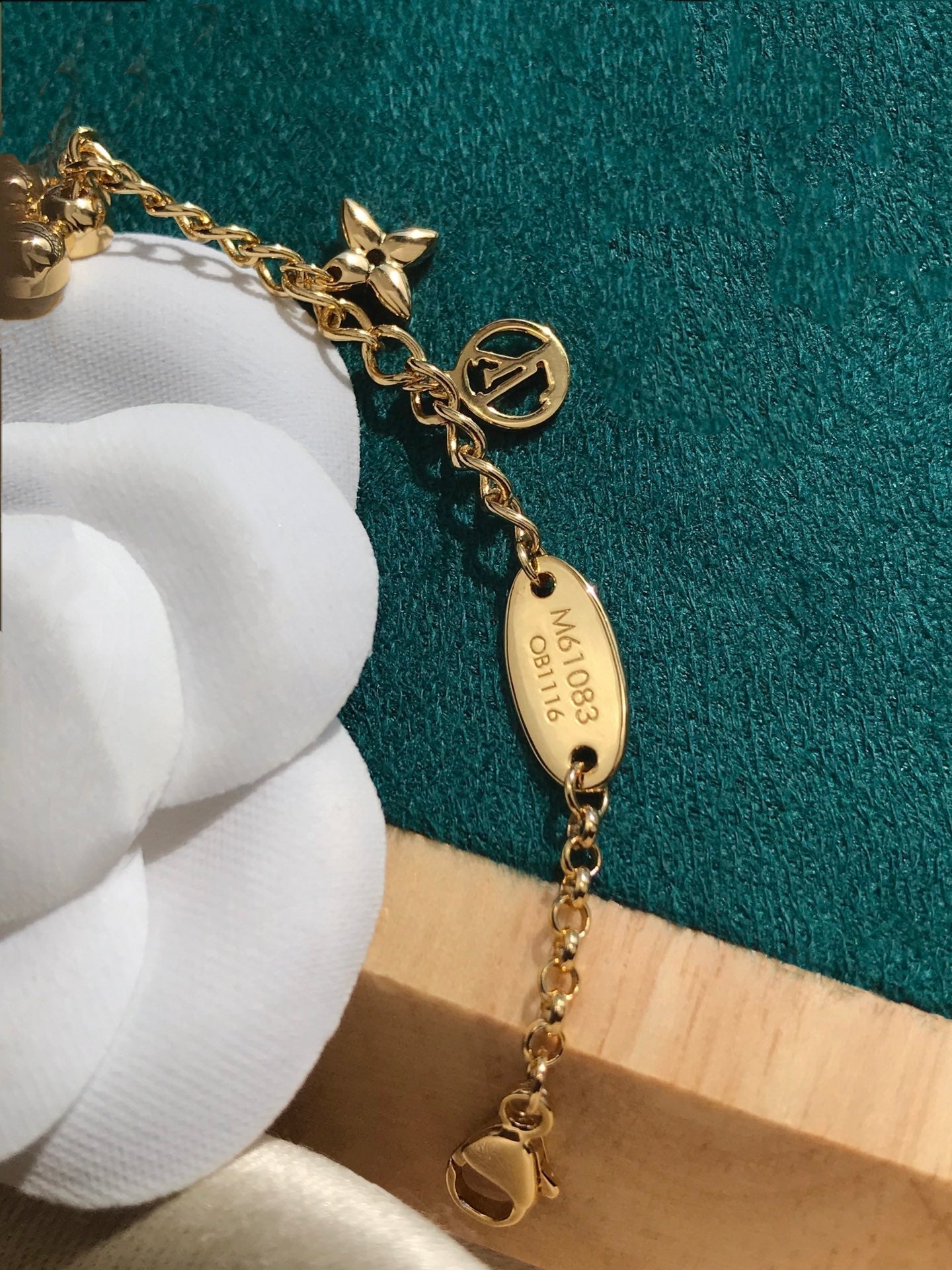 [Agudo Jewelry]LV BLOOMING PINK GOLD MOP BRACELET