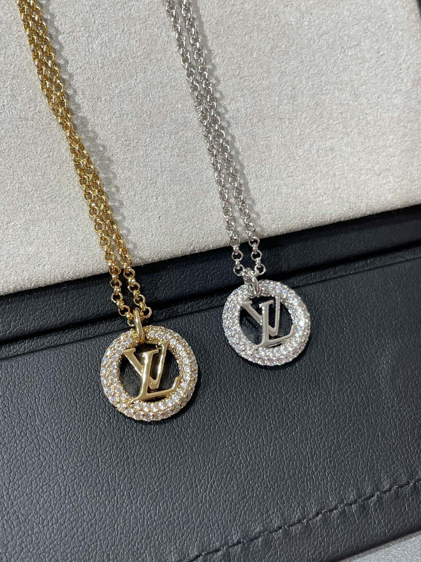 [Agudo Jewelry]LV BY NIGHT DIAMOND PAVED NECKLACE