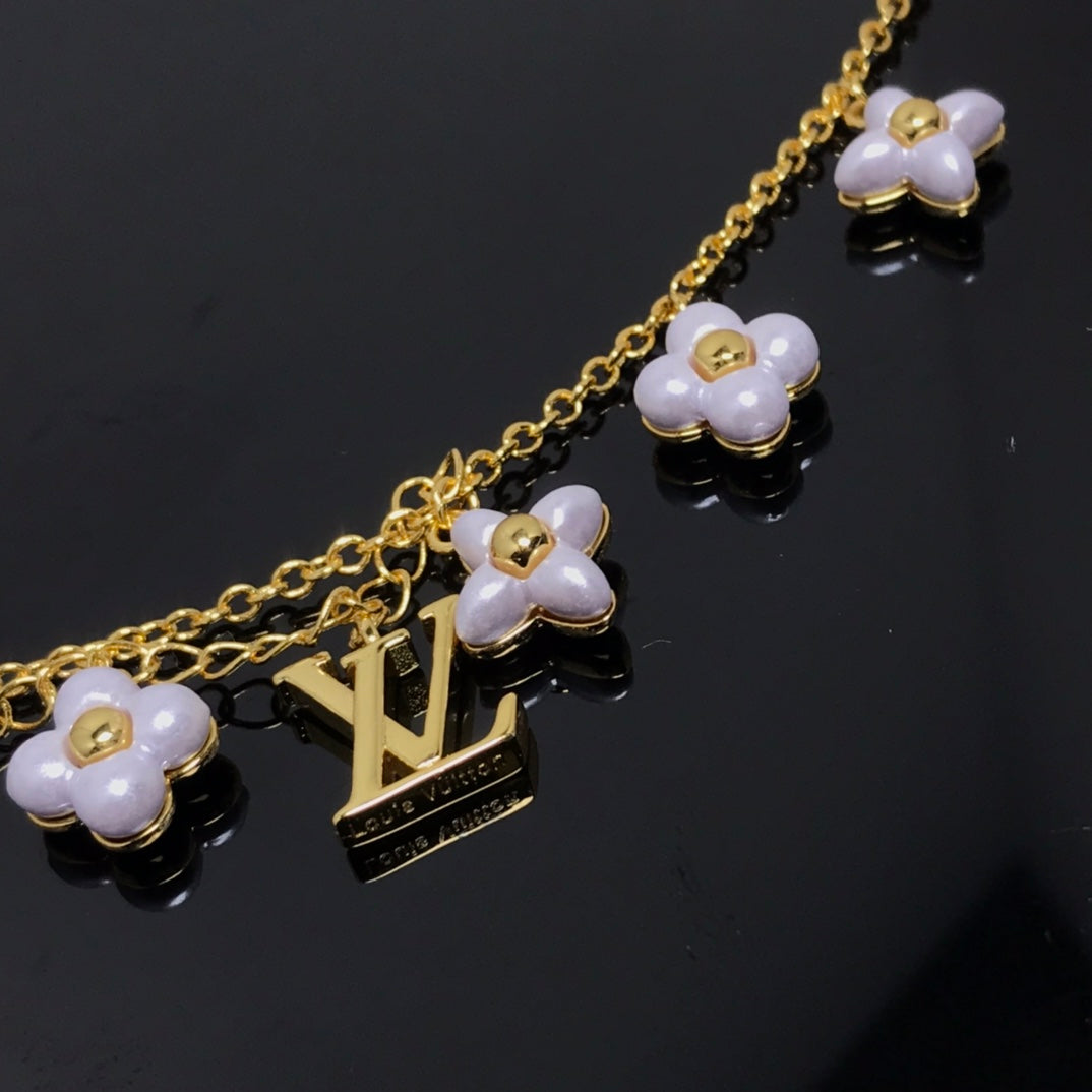 [Agudo Jewelry]LV LOGO 6 MOTIF STAR AND SUN GOLD BRACELET