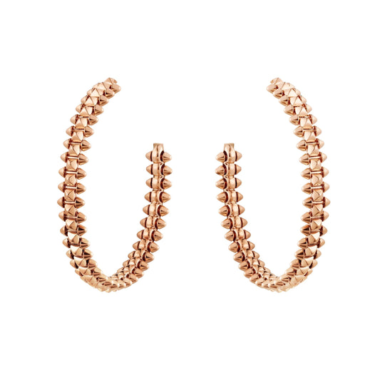 [Agudo Jewelry]CLASH LARGE HOOP EARRINGS