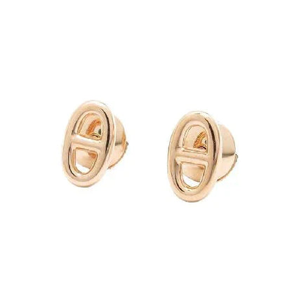 [Agudo Jewelry]CHAINE SMALL EARRINGS GOLD AND SILVER