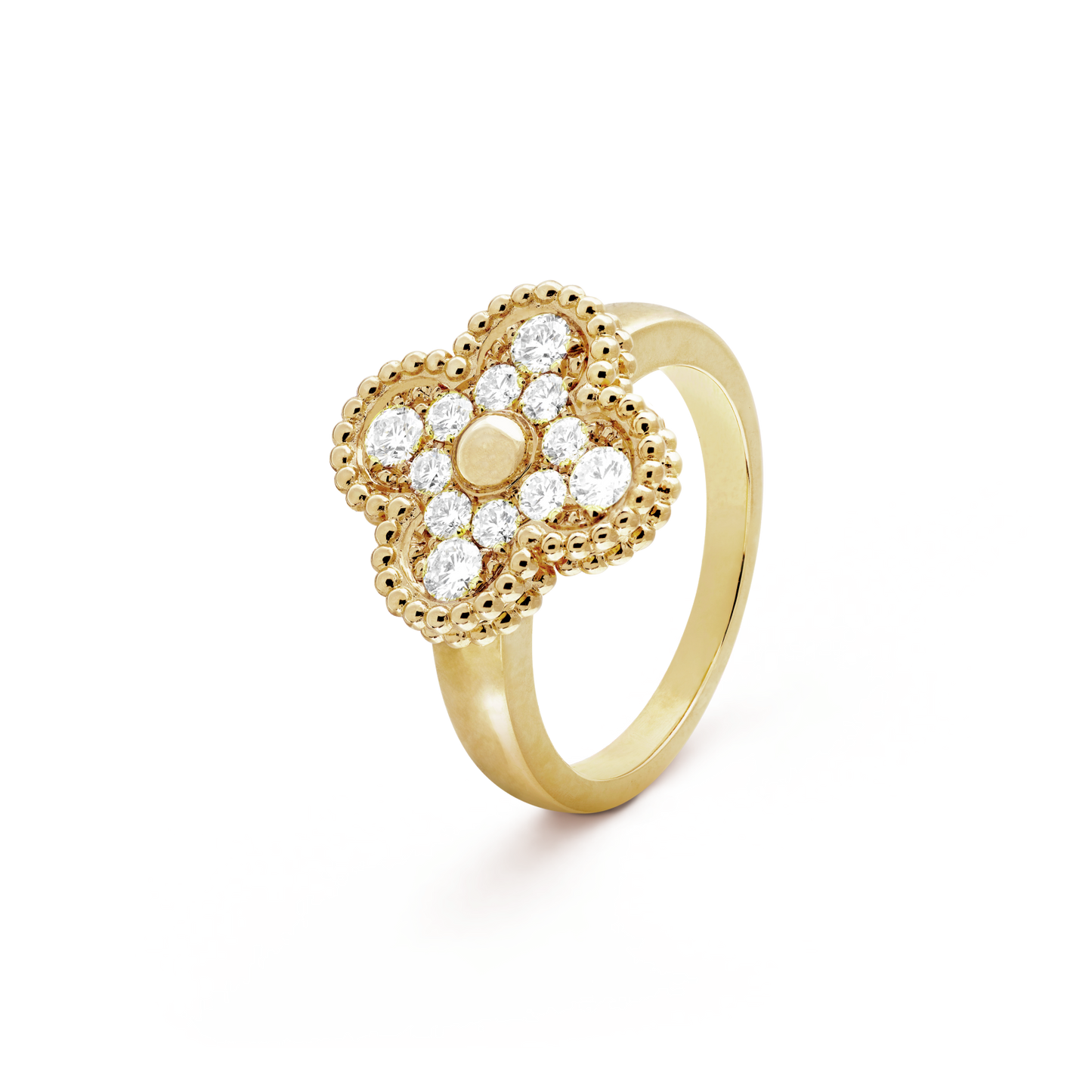 [Agudo  Jewelry]CLOVER DIAMOND RING