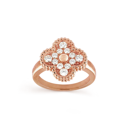 [Agudo  Jewelry]CLOVER DIAMOND RING