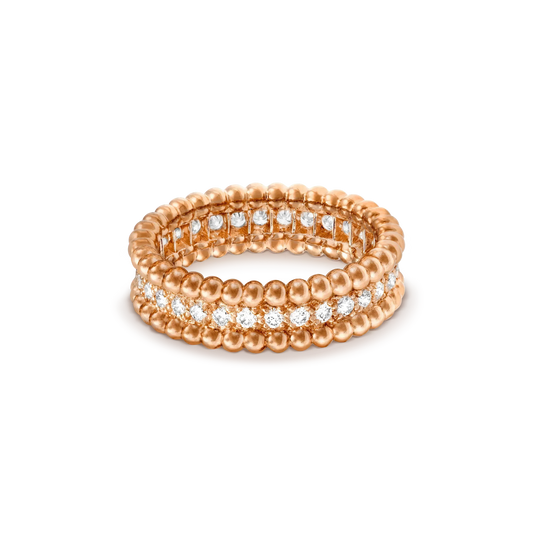 [Agudo  Jewelry]PERLEE DIAMOND ROSE GOLD RING