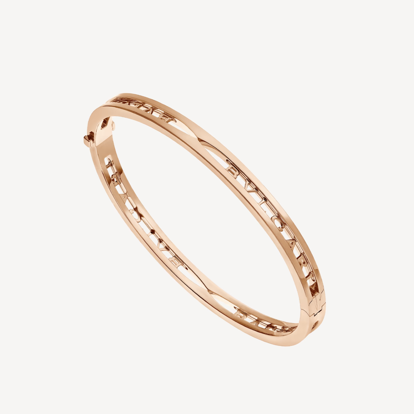 [Agudo Jewelry]ZERO 1 SPIRAL LOGO PINK GOLD BRACELET