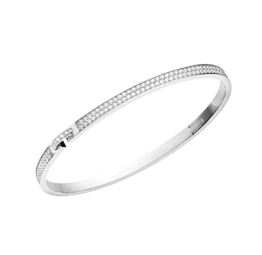 [Agudo Jewelry]LIENS VIDENCE DIAMOND PAVED BRACELET