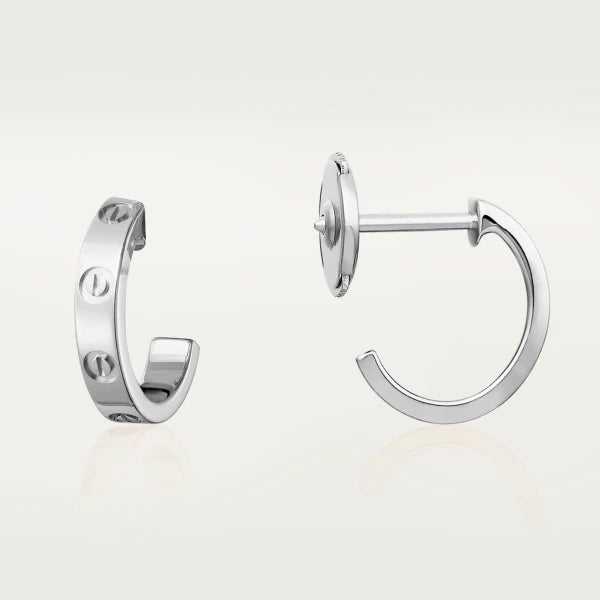 [Agudo Jewelry]LOVE EARRINGS 2.65MM SILVER