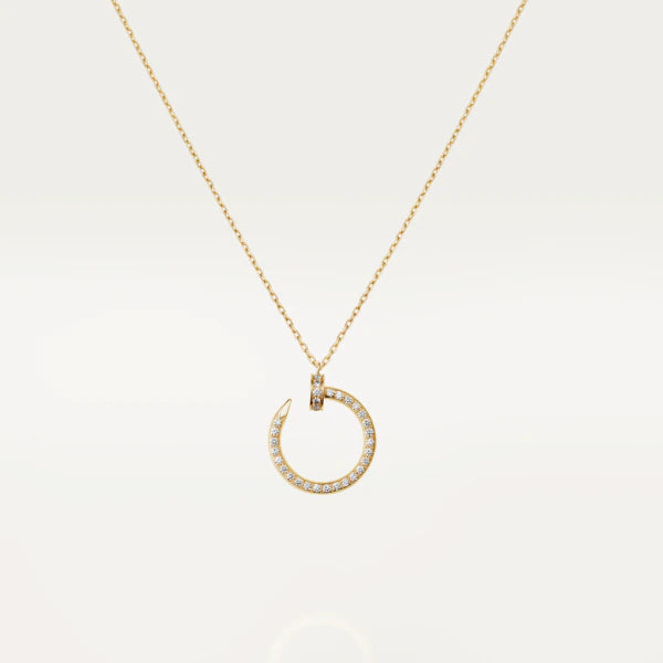 [Agudo Jewelry]JUSTE NECKLACE GOLD DIAMONDS