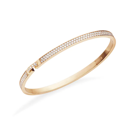 [Agudo Jewelry]LIENS VIDENCE DIAMOND PAVED BRACELET