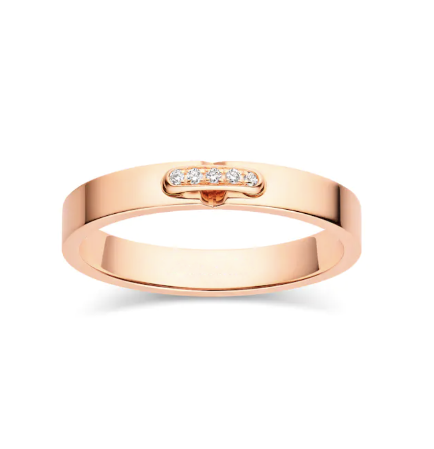 [Agudo Jewelry]ALLIANCE LIENS VIDENCE DIAMOND 3MM RING