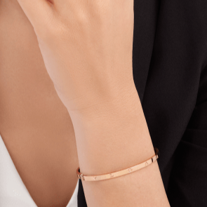 [Agudo Jewelry]ZERO 1 PINK GOLD BRACELET