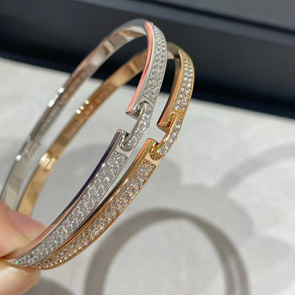 [Agudo Jewelry]LIENS VIDENCE DIAMOND PAVED BRACELET