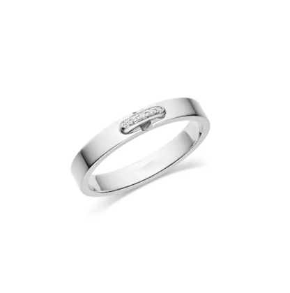 [Agudo Jewelry]ALLIANCE LIENS VIDENCE DIAMOND 3MM RING