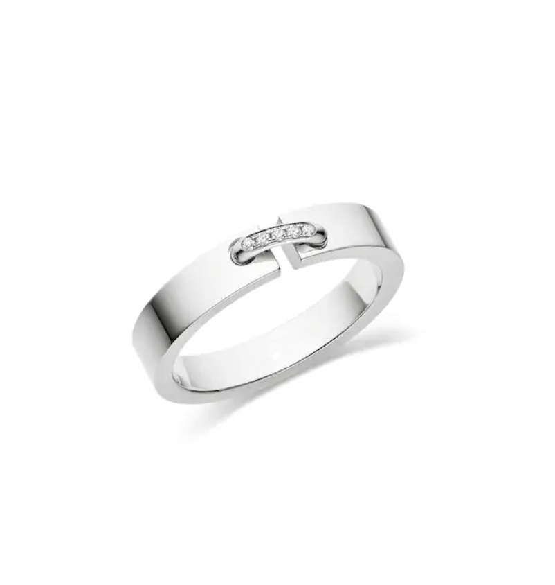 [Agudo Schmuck]ALLIANCE LIENS VIDENCE DIAMANT 4MM RING