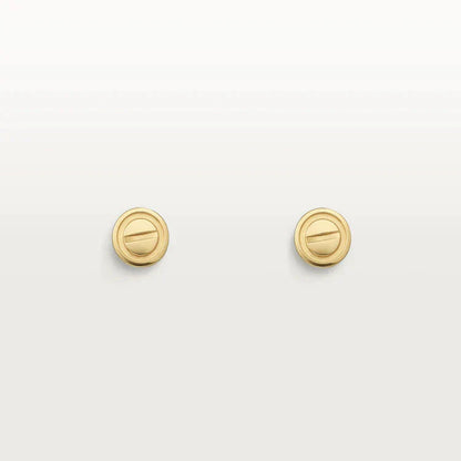 [Agudo Jewelry]LOVE EARRINGS GOLD 10MM