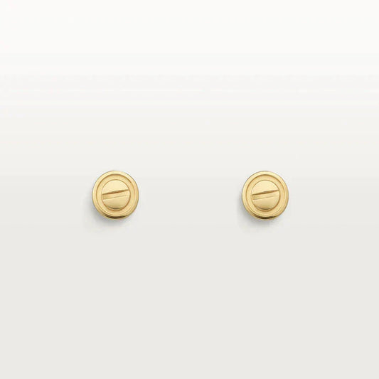 [Agudo Jewelry]LOVE EARRINGS GOLD 10MM