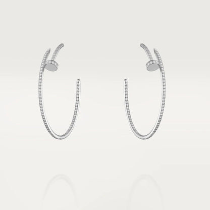 [Agudo Jewelry]JUSTE EARRINGS FULL DIAMONDS 1.8MM