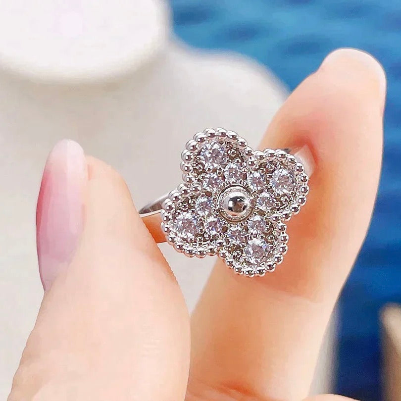 [Agudo  Jewelry]CLOVER DIAMOND RING