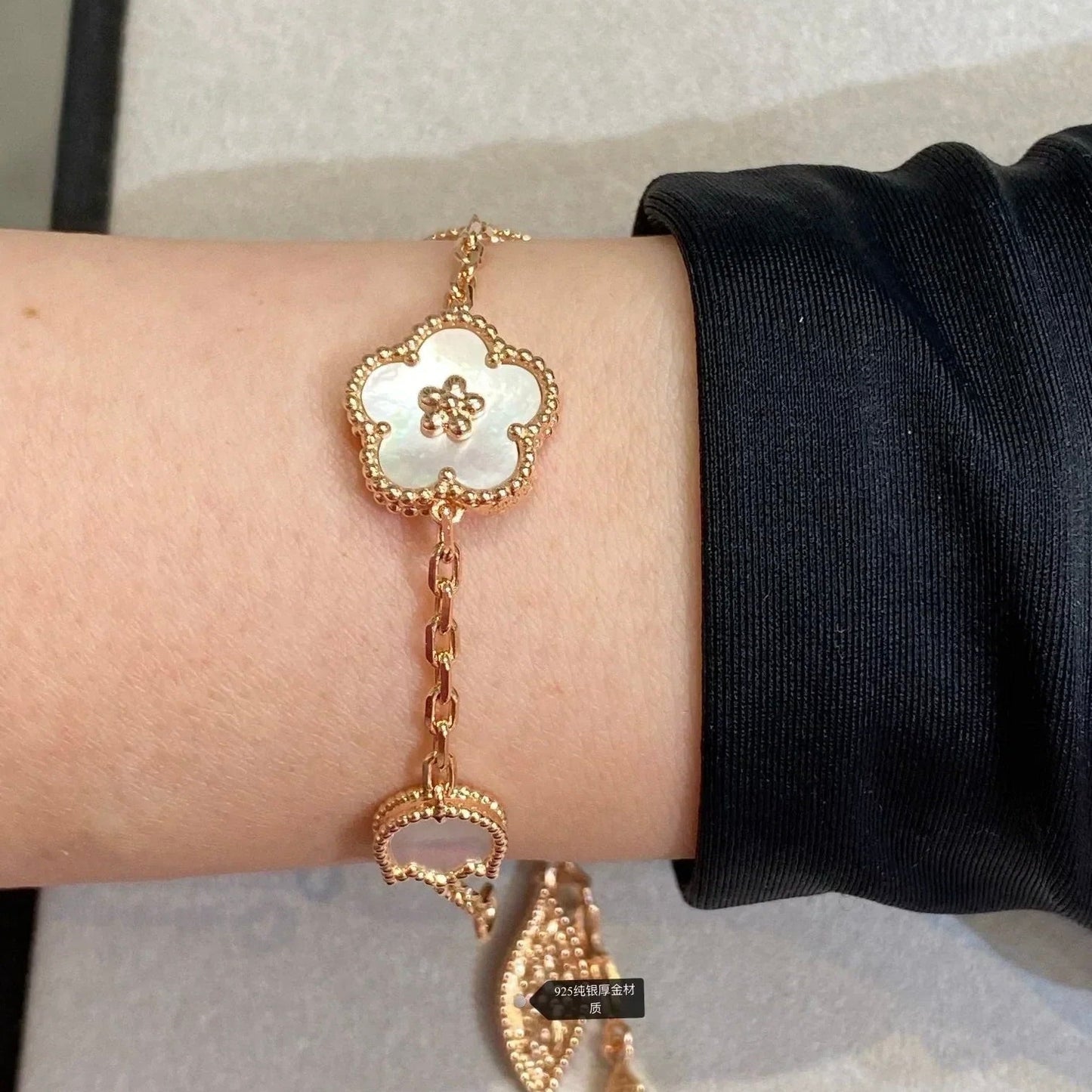 [Agudo Jewelry]LUCKY SPRING 5 MOTIF BRACELET