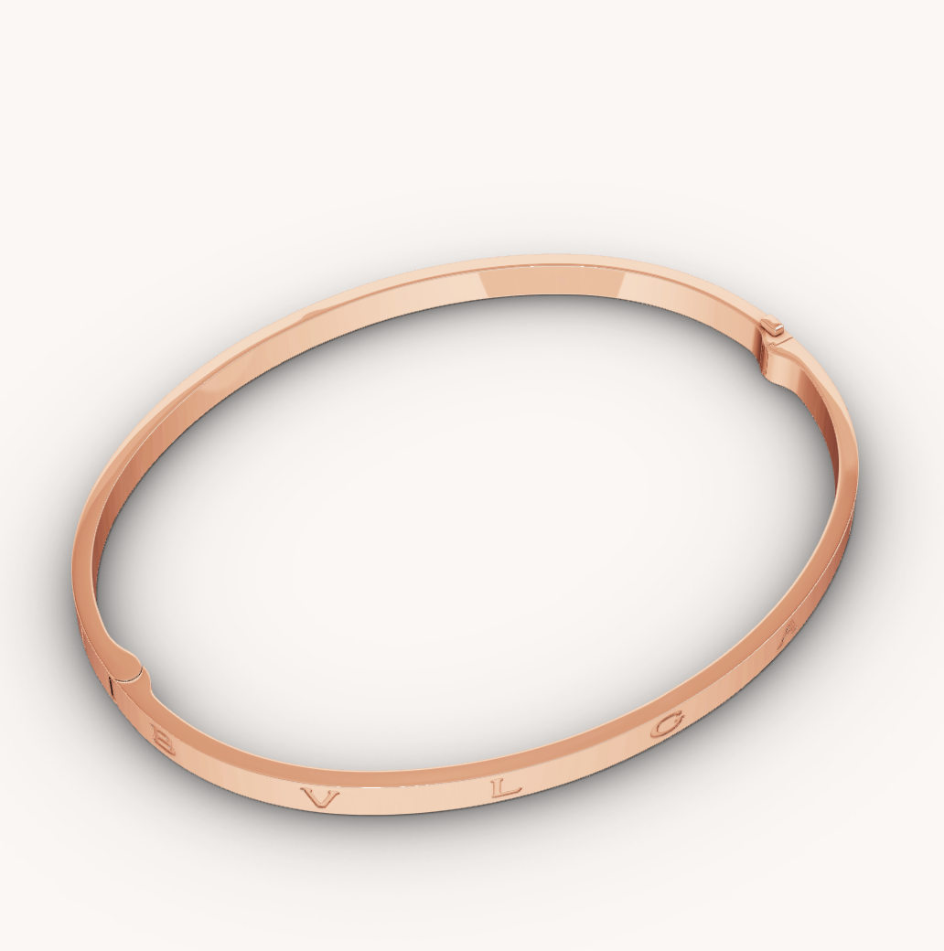 [Agudo Jewelry]ZERO 1 PINK GOLD BRACELET