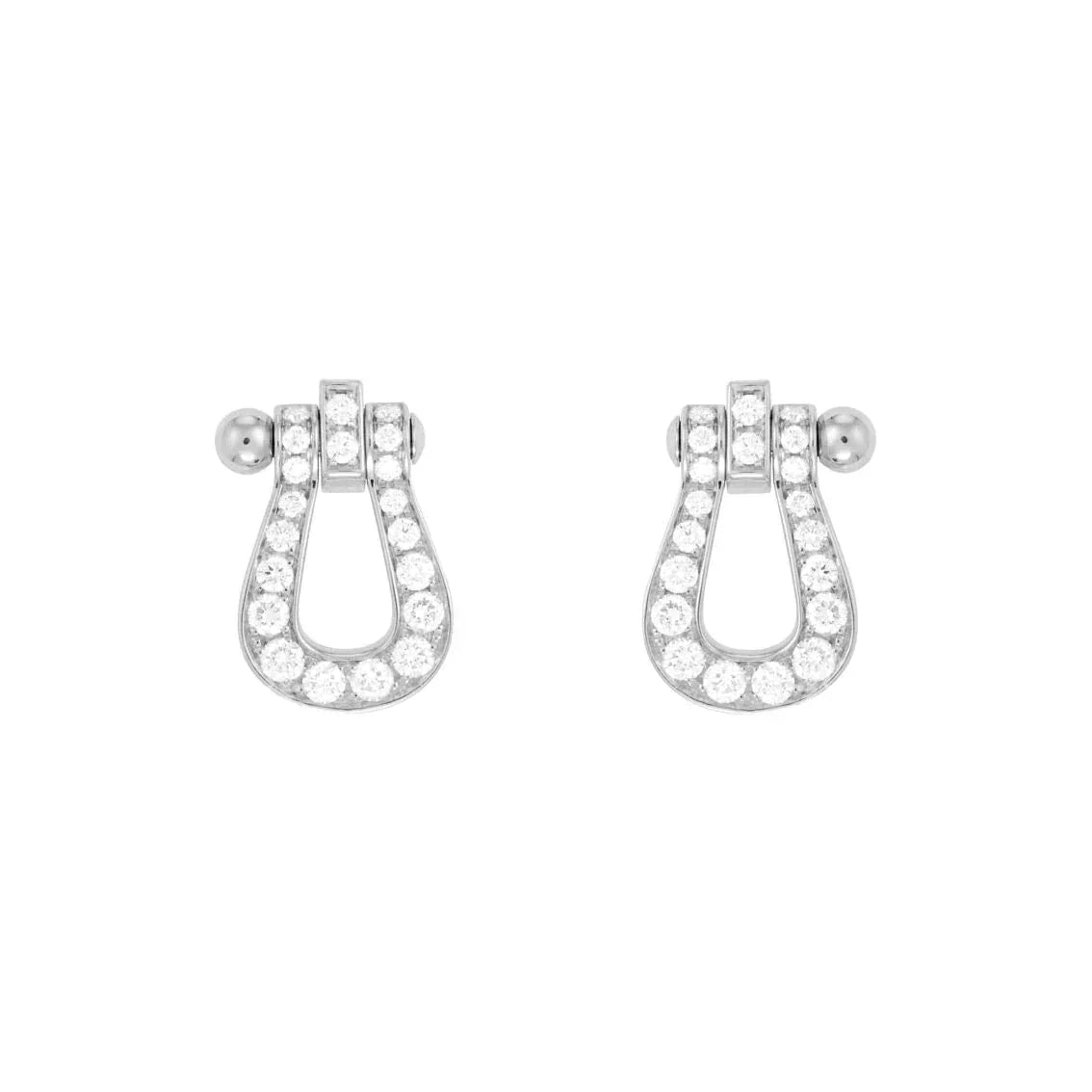 [Agudo Jewelry]FORCE 10 FULL DIAMOND STUD EARRINGS MINI MODEL