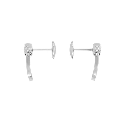 [Agudo Jewelry]FORCE 10 FULL DIAMOND STUD EARRINGS MINI MODEL