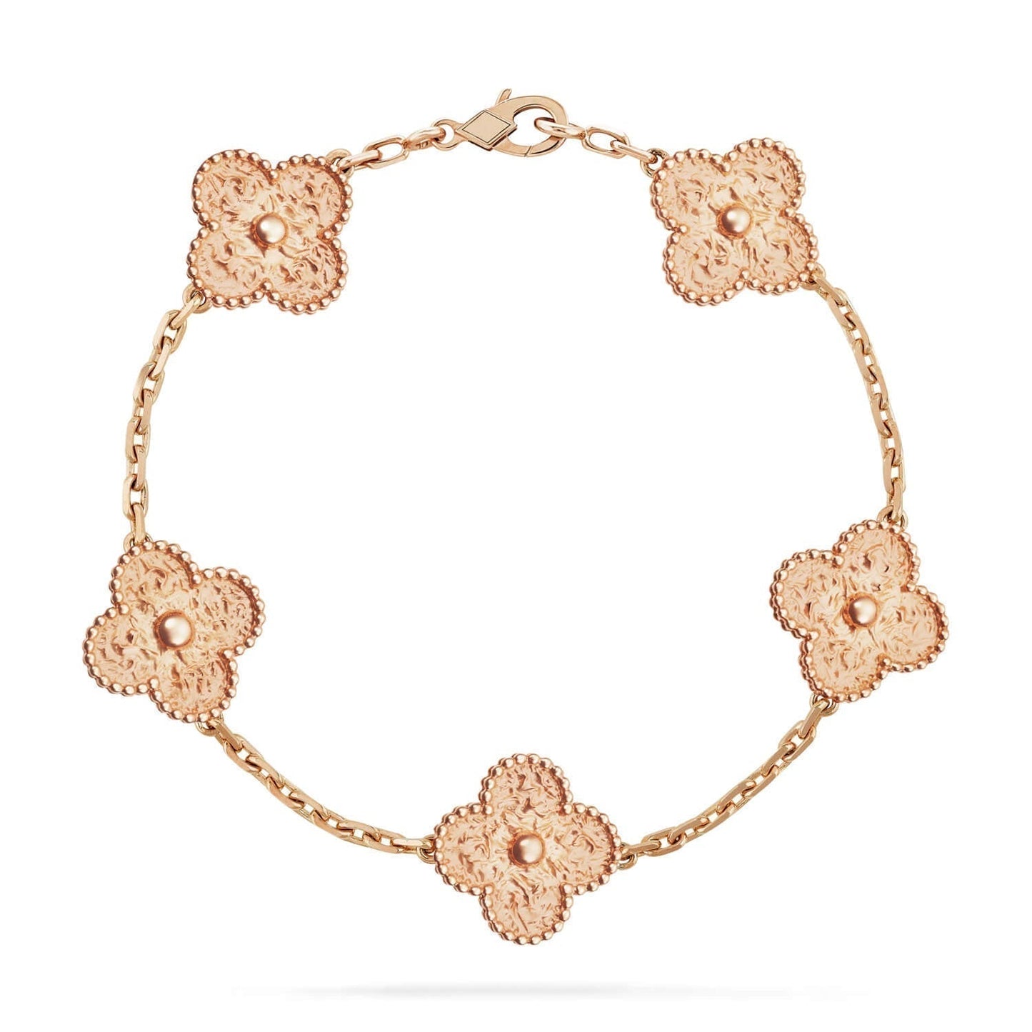 [Agudo Jewelry]CLOVER 5 MOTIFS BRONZING BRACELET