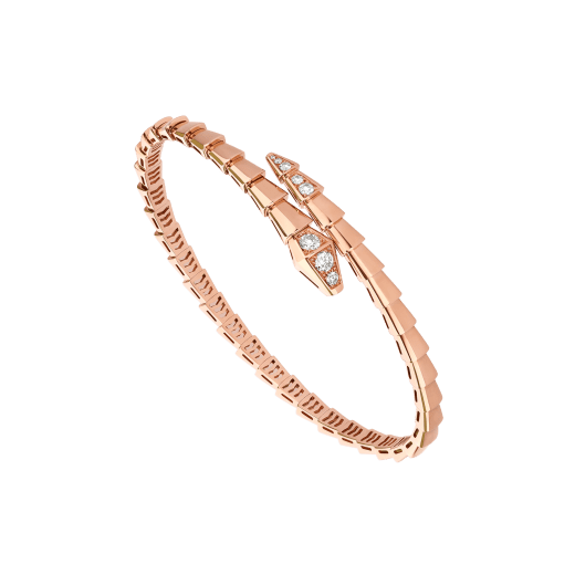 [Agudo Jewelry]SERPENTI BRACELET DIAMONDS PINK GOLD