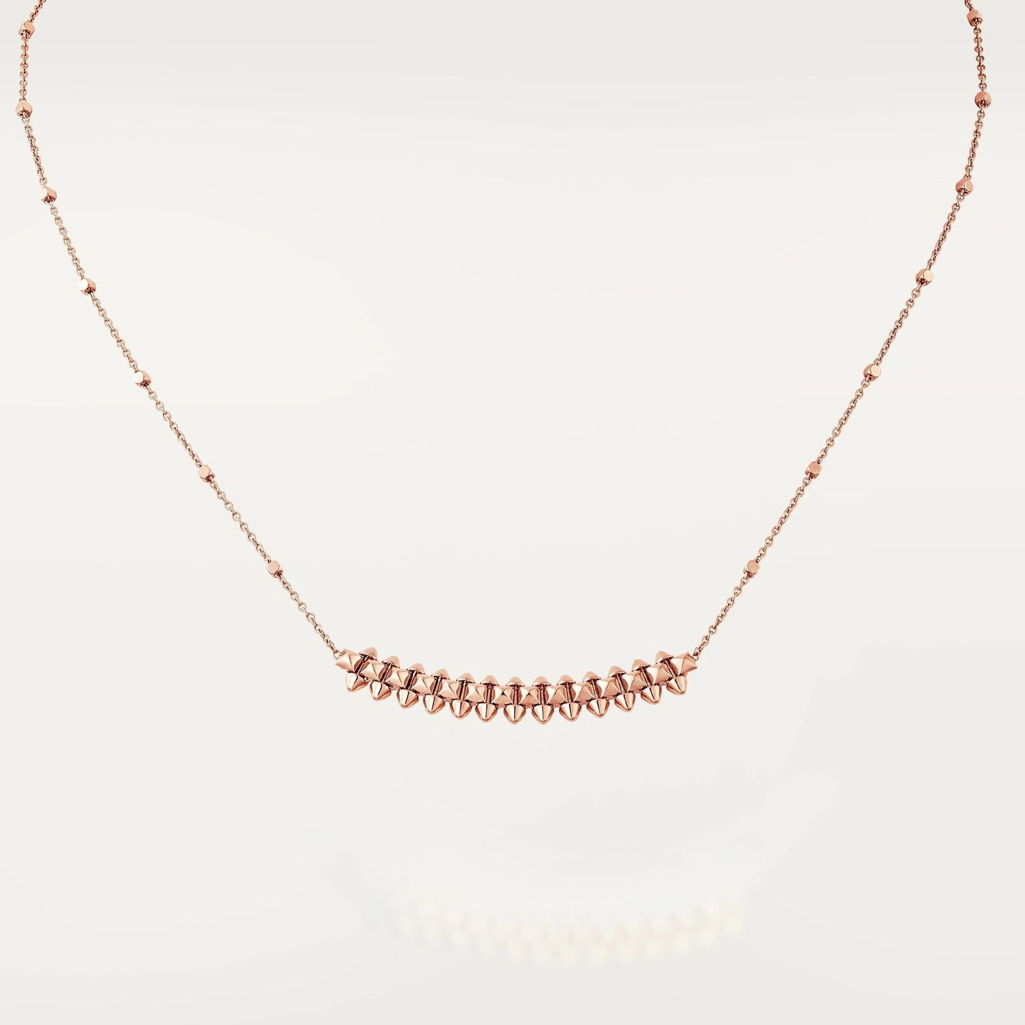 [Agudo Jewelry]CLASH PINK GOLD NECKLACE