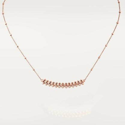 [Agudo Jewelry]CLASH PINK GOLD NECKLACE