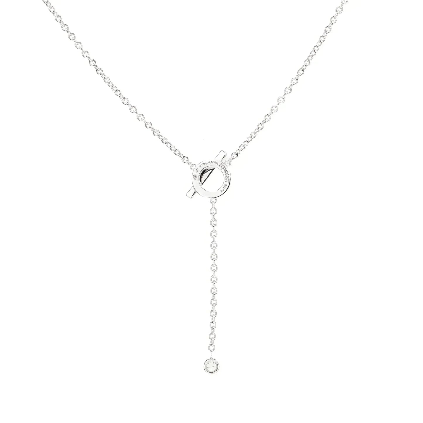 [Agudo Jewelry]FINESSE SILVER DIAMOND NECKLACE